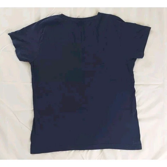 Tee Turtle Sailor Moon Women's Small Cat's Graphic Dark Blue T-Shirt - Picture 4 of 6